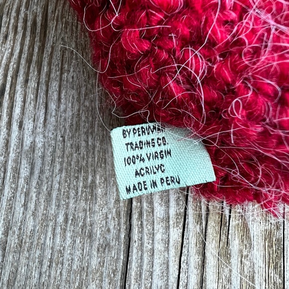 Adorable Red Fox Kids Mittens Art from Peru Great Holiday Accessory NWOT - Picture 6 of 6